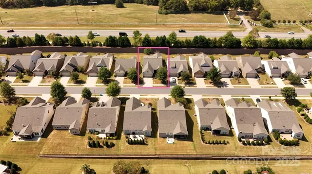 a view of a lake with boats