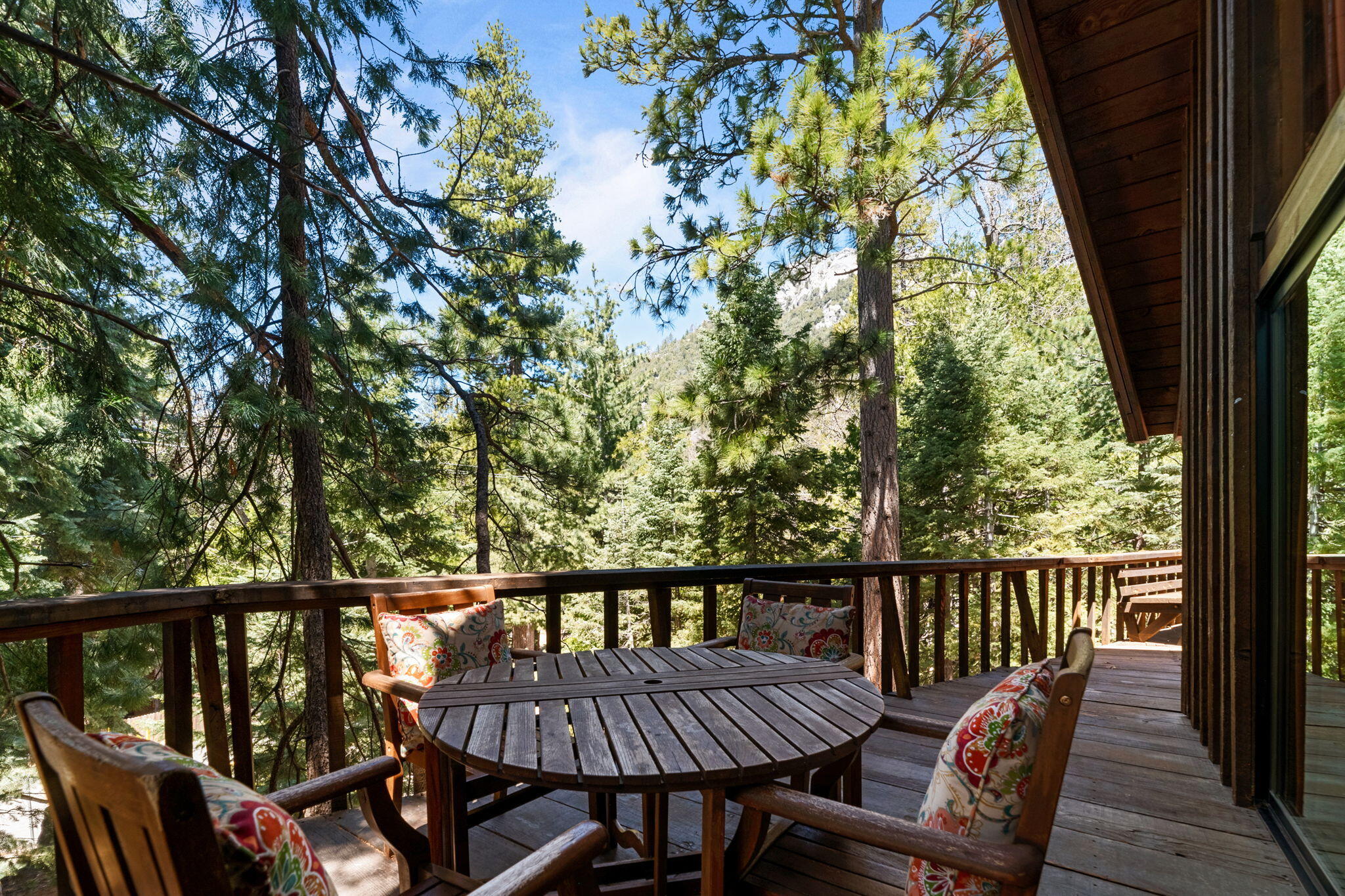 55810 Encino Road Idyllwild, CA 92549 - Photo 54 of 56 a view of a two chairs and table in the balcony
