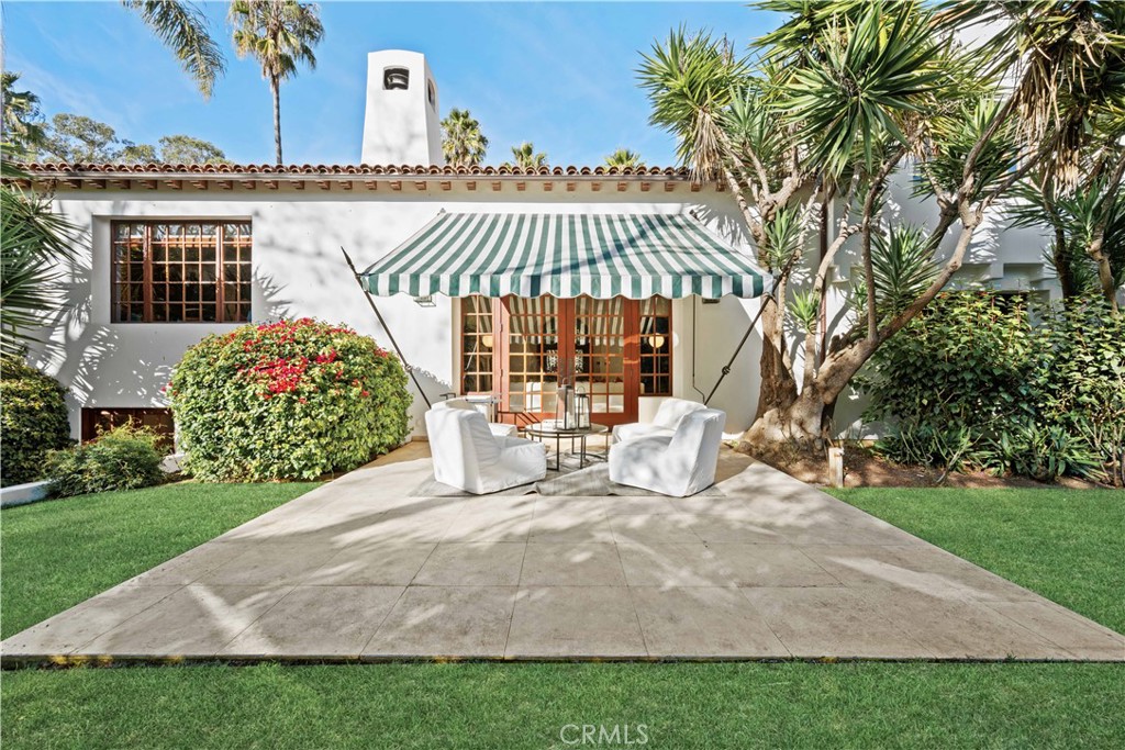 2347 East Valley Road Montecito, CA 93108 - Photo 36 of 43 a view of a house with backyard porch and sitting area