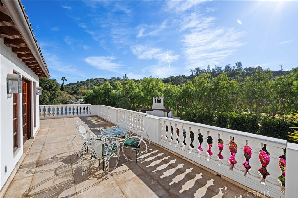 2347 East Valley Road Montecito, CA 93108 - Photo 7 of 43 a view of balcony with wooden floor and fence