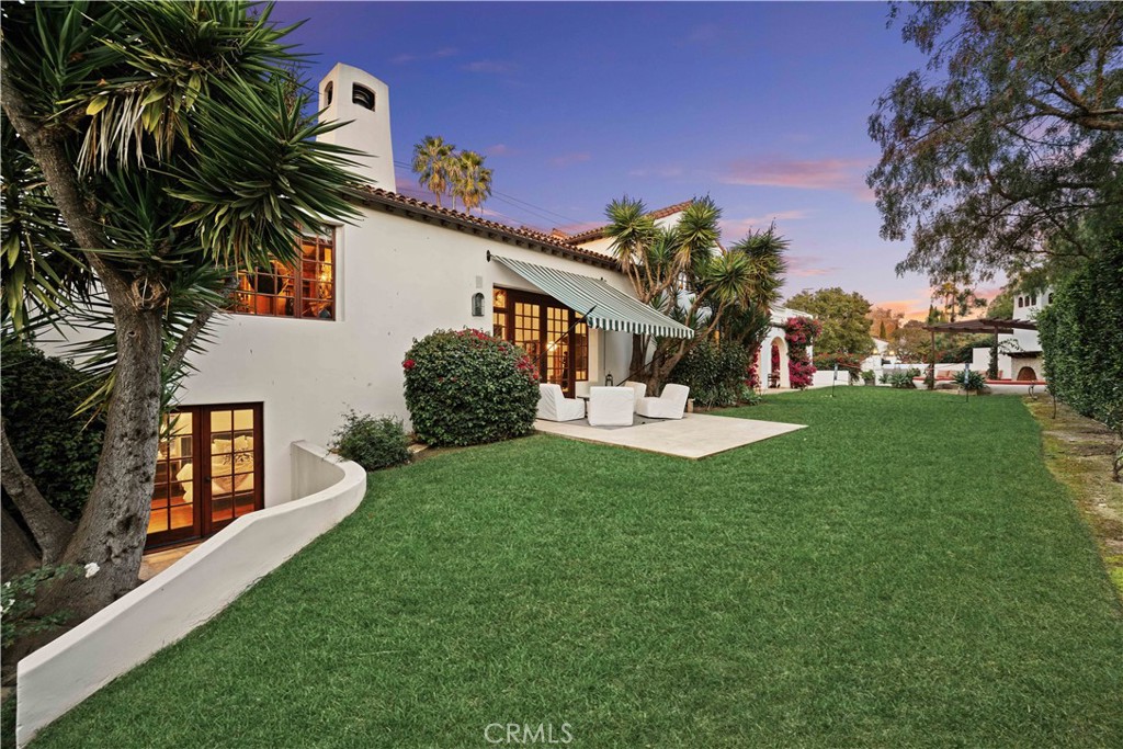 2347 East Valley Road Montecito, CA 93108 - Photo 9 of 43 a view of a house with backyard and sitting area