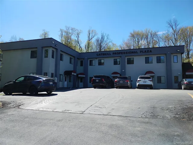 a car parked in front of a house