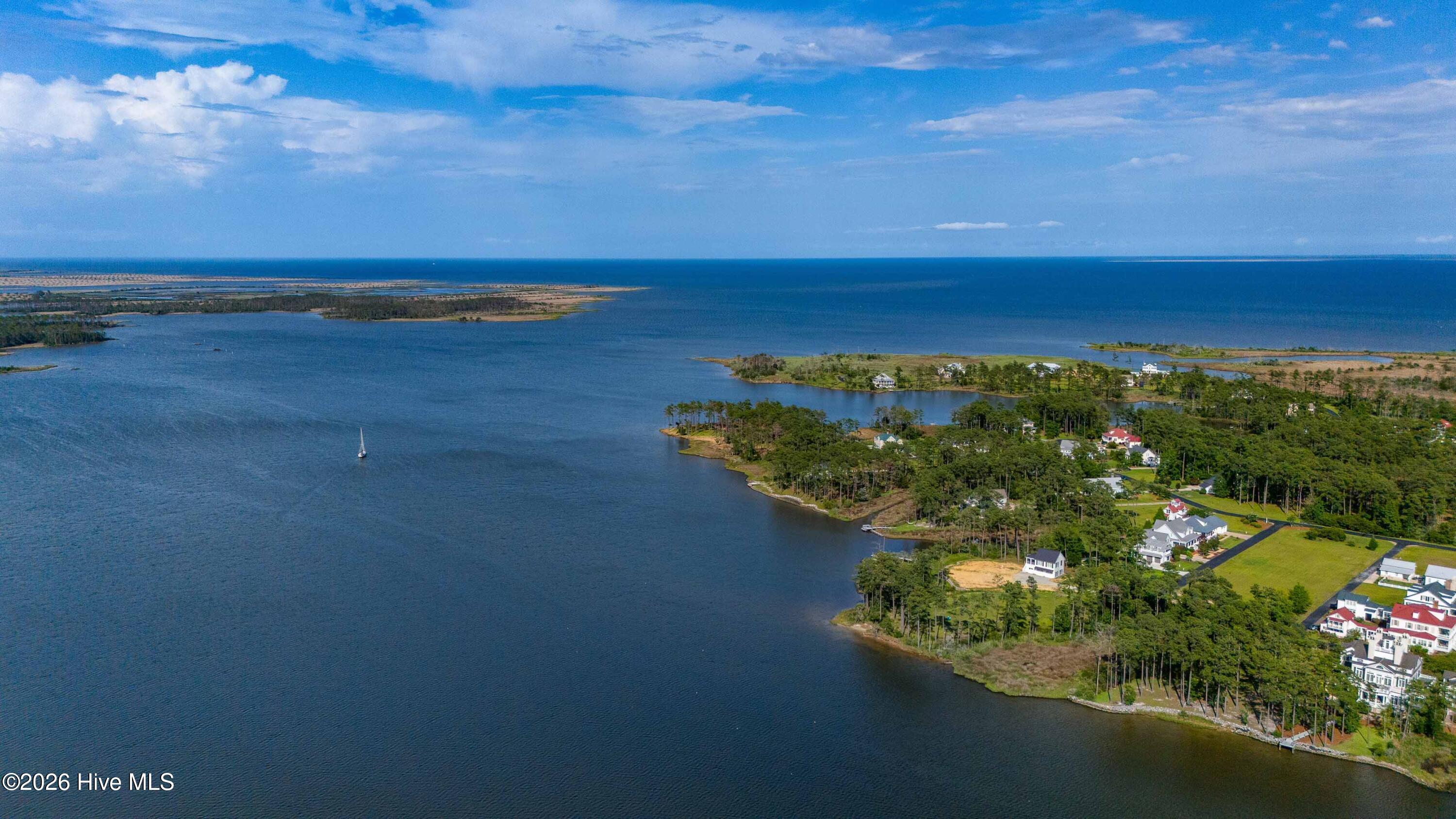 88 Oyster Point Road Oriental, NC 28571 - Photo 9 of 30 009_Aerial View Water