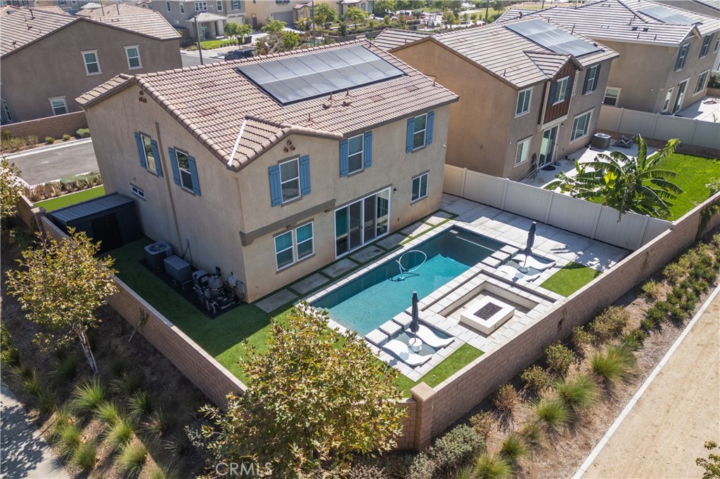 9605 Bonsai Lane Riverside, CA 92508 - Photo 37 of 41 an aerial view of a house with a garden