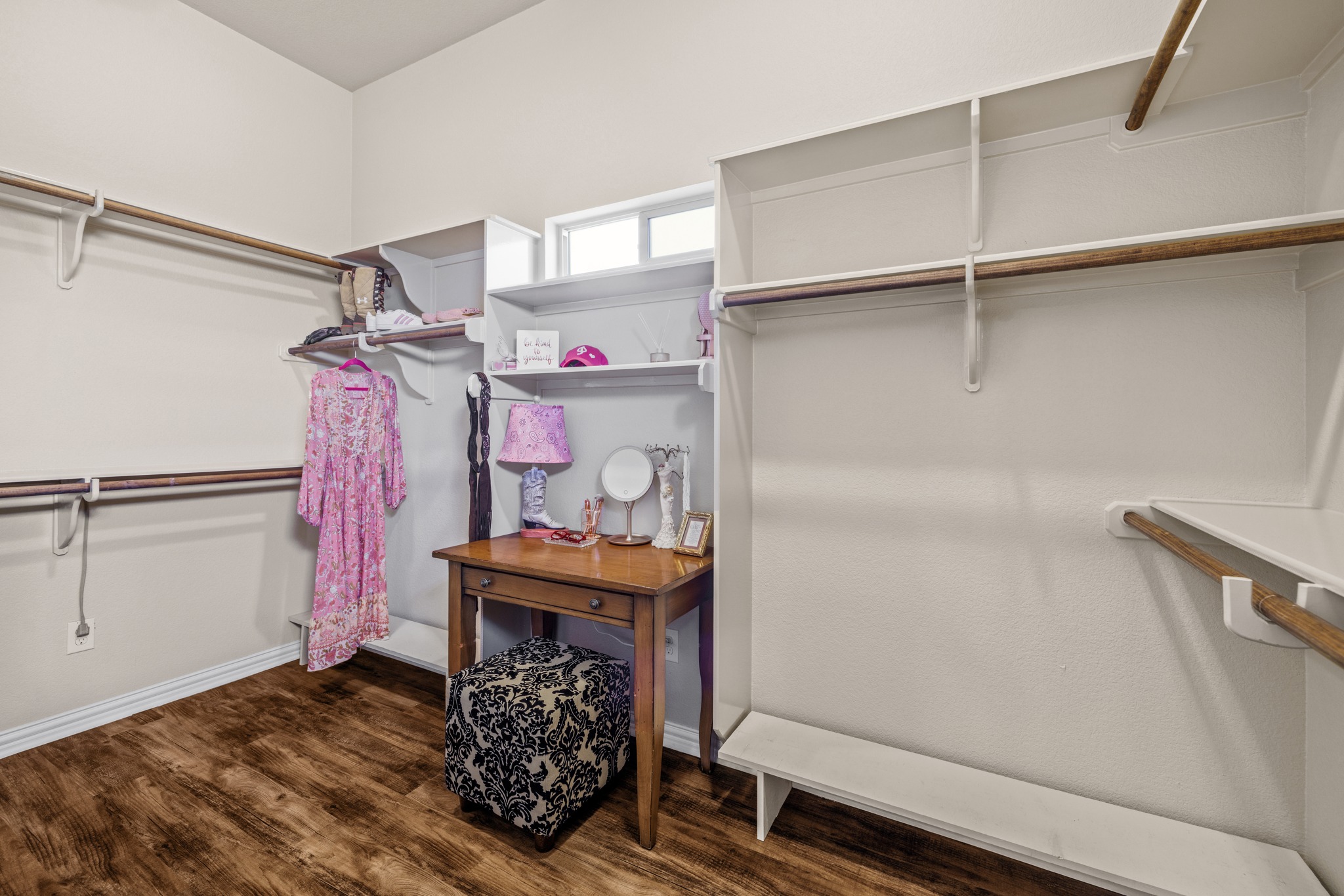 204 Skyline Road Georgetown, TX 78628 - Photo 24 of 40 Walk in closet with dark wood-style flooring