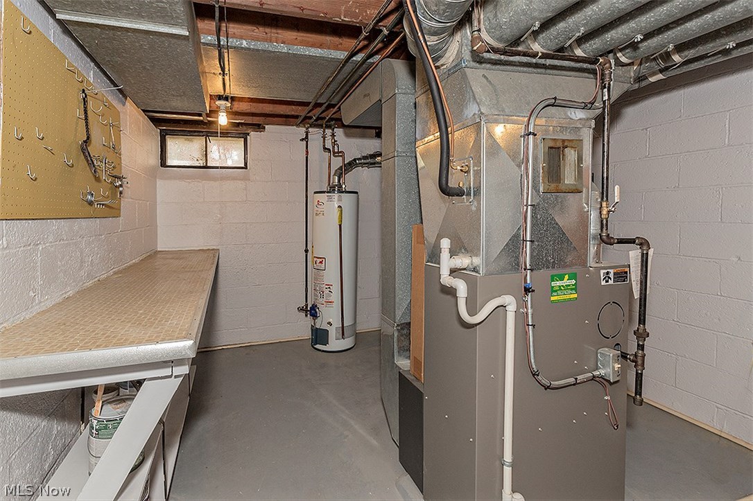 1672 Oakmount Road South Euclid, OH 44121 - Photo 23 of 30 Another view of the utility area- Lennox furnace, and the Rheem hot water tank is 6 years old...