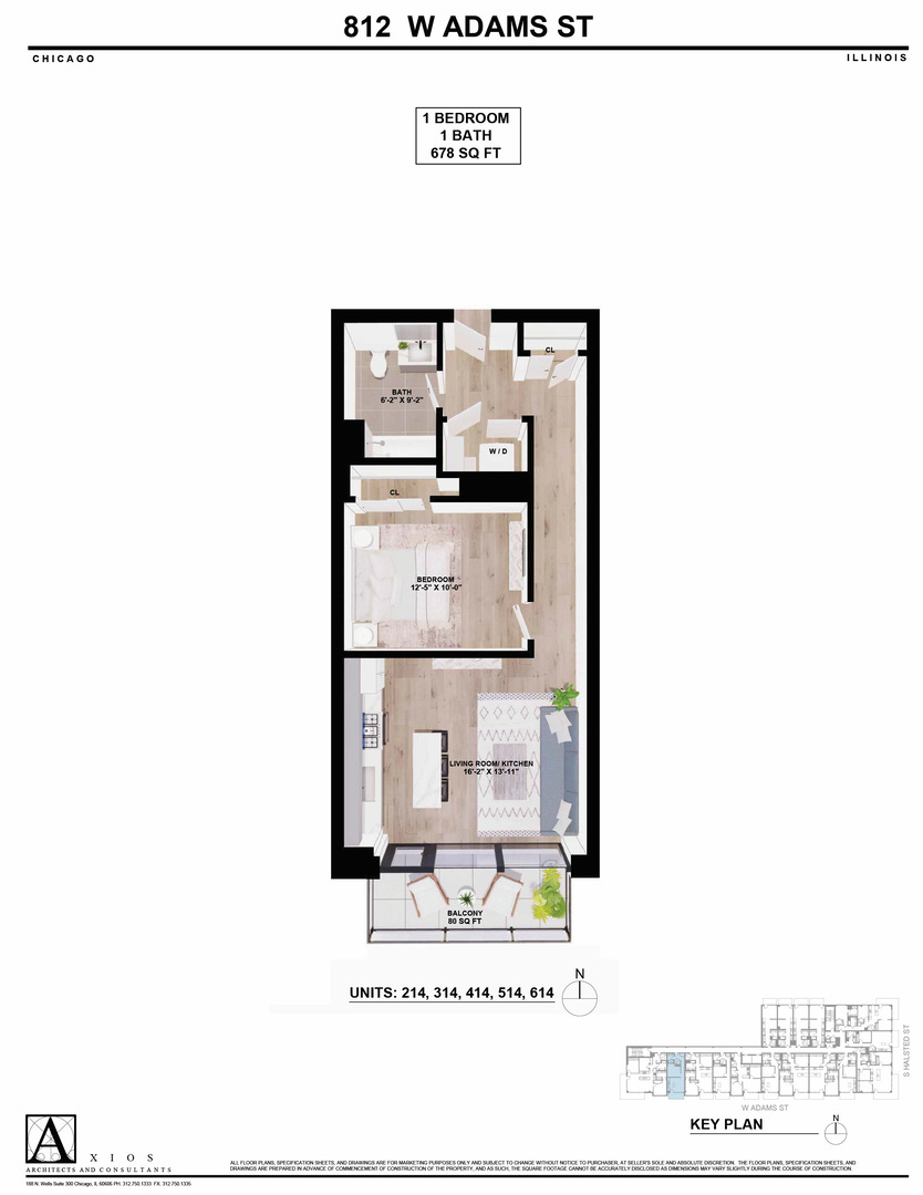 812 West Adams Street, Unit 514 Chicago, IL 60607 - Photo 13 of 16