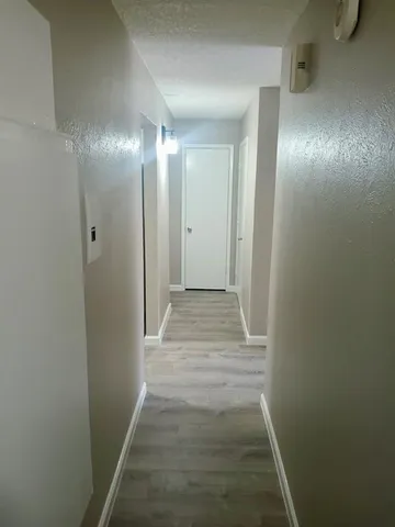 a view of hallway with elevator