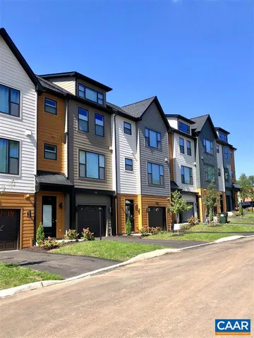 a front view of residential building