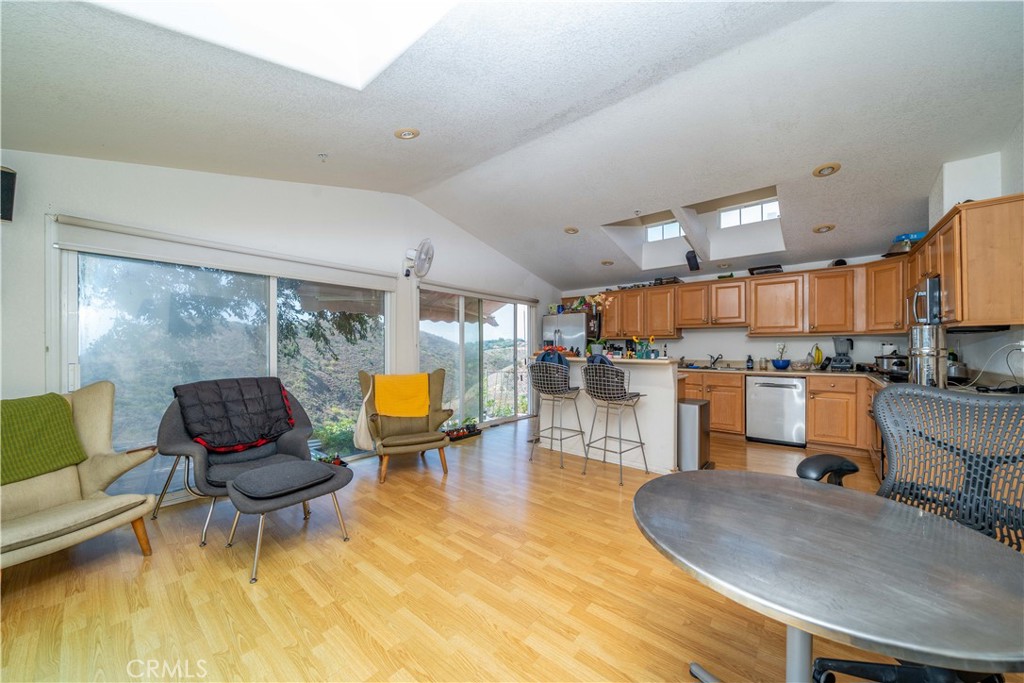 5767 Latigo Canyon Road Malibu, CA 90265 - Photo 47 of 54 partial view of the kitchen and living area