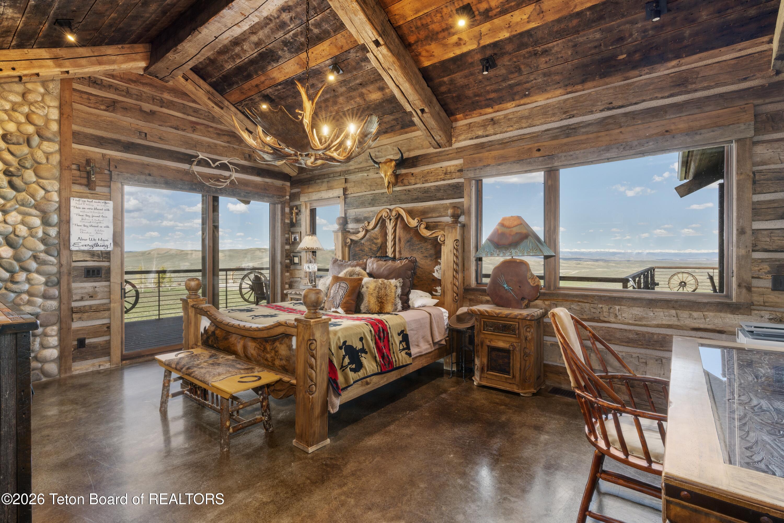 627 Ryegrass Road Daniel, WY 83115 - Photo 22 of 70 Primary Suite with Views