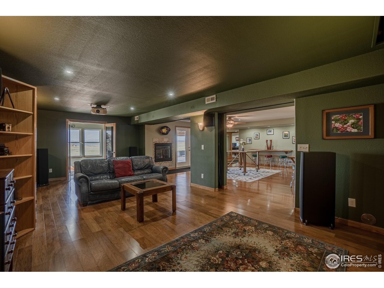 631 Linecamp Drive Livermore, CO 80536 - Photo 29 of 41 a living room with furniture window and wooden floor