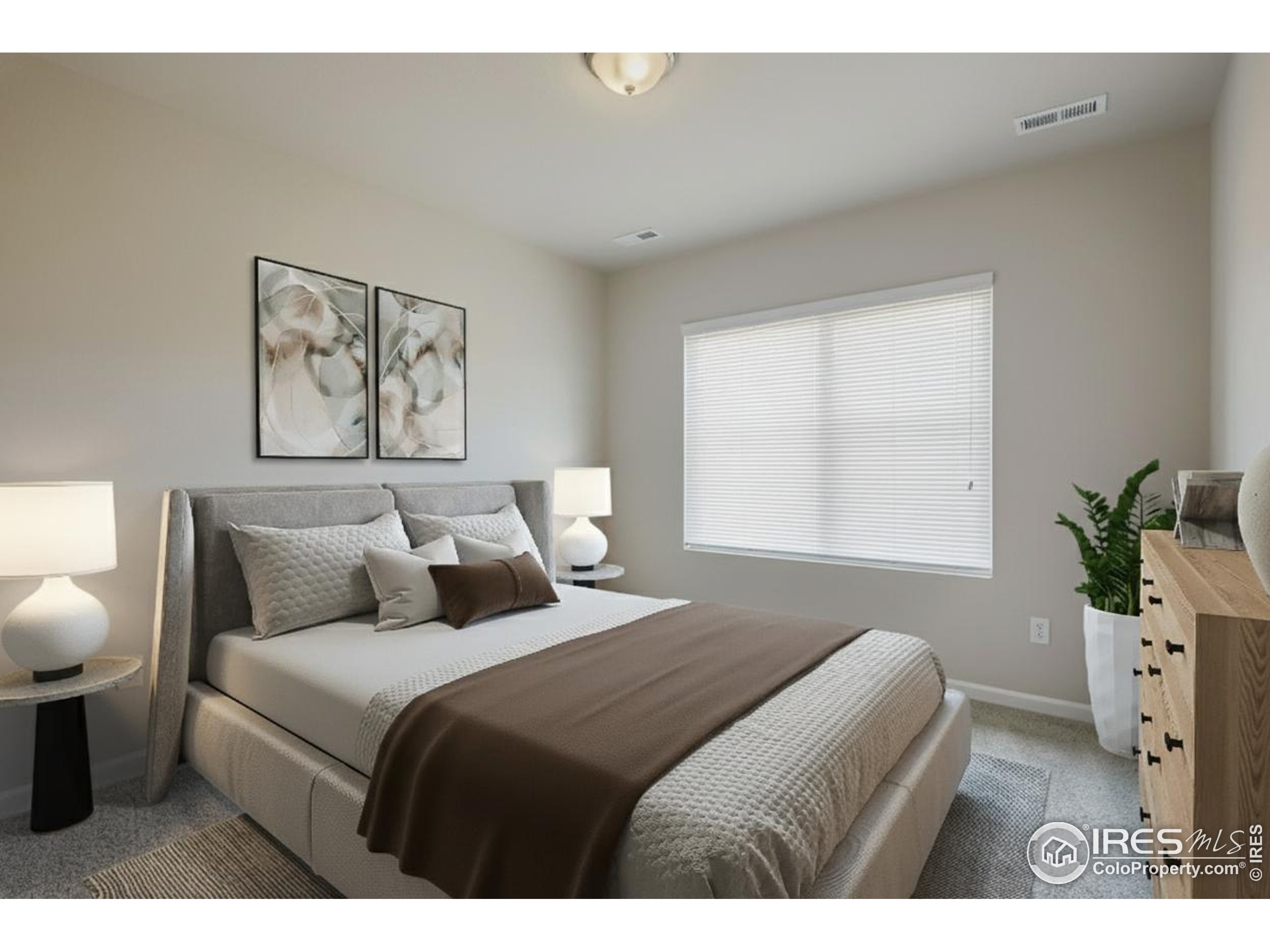 945 Abbott Lane, Unit 4 Fort Collins, CO 80524 - Photo 12 of 20 a bedroom with a bed and a window