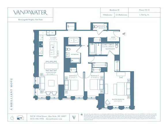 $2,650,000 | 543 West 122nd Street, Unit 10H | Morningside Heights