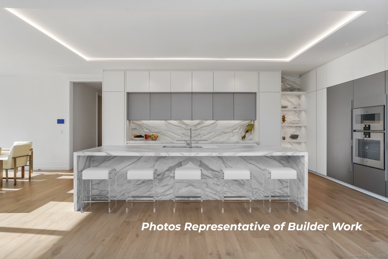 14 Burr School Road Westport, CT 06880 - Photo 8 of 16 a living room with granite countertop furniture and a wooden floor