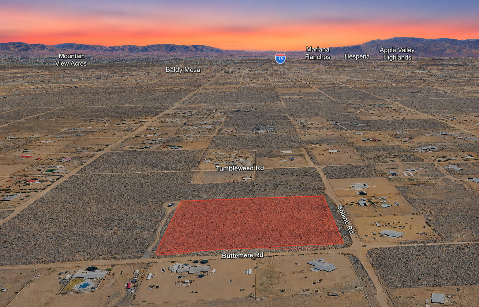 a view of lot of space
