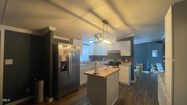 1959 Horseshoe Bend Road Erwin, NC 28339 - Photo 7 of 23 a kitchen with refrigerator and cabinets