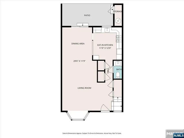 a picture of a bench in front of a door