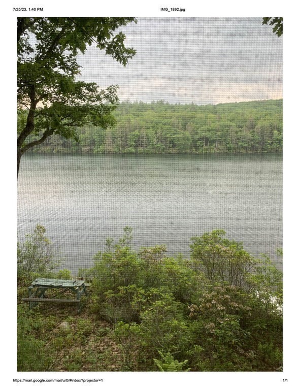 46 Dusty Road Erving, MA 01344 - Photo 14 of 14 a view of a lake from a yard