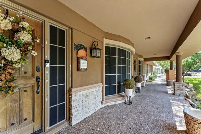 a view of house with seating space