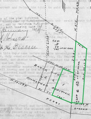 a view of wooden floor