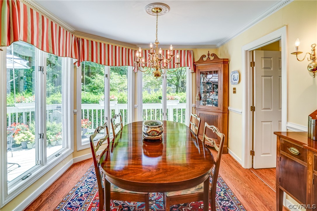 3113 Stony Point Road, Unit UE Richmond, VA 23235 - Photo 17 of 48 a dining room with furniture window and outside view