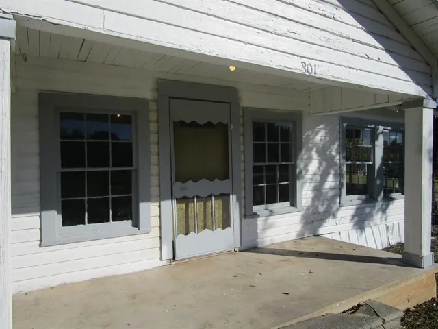 a view of a entryway door