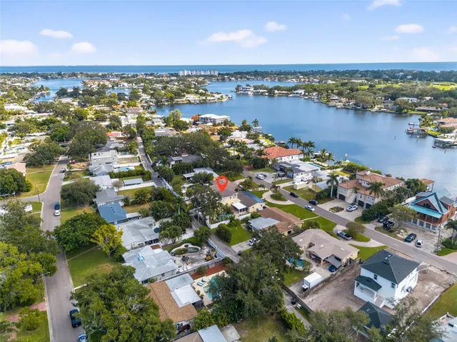a view of a house with a garden