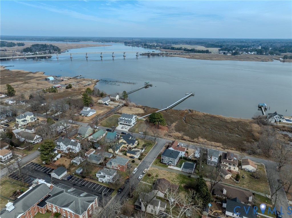 418 4th Street West Point, VA 23181 - Photo 36 of 36 an aerial view of a house with ocean view