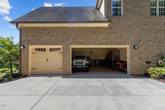 a view of a car garage