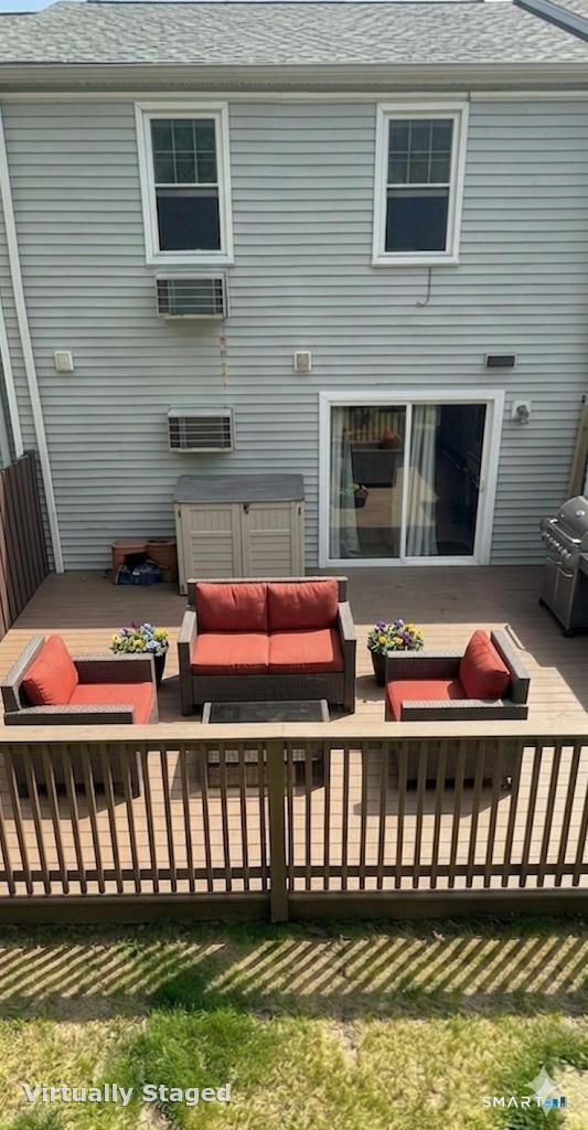 2 Lakeside Drive, Unit M Ledyard, CT 06339 - Photo 29 of 38 a bedroom with furniture window and fireplace