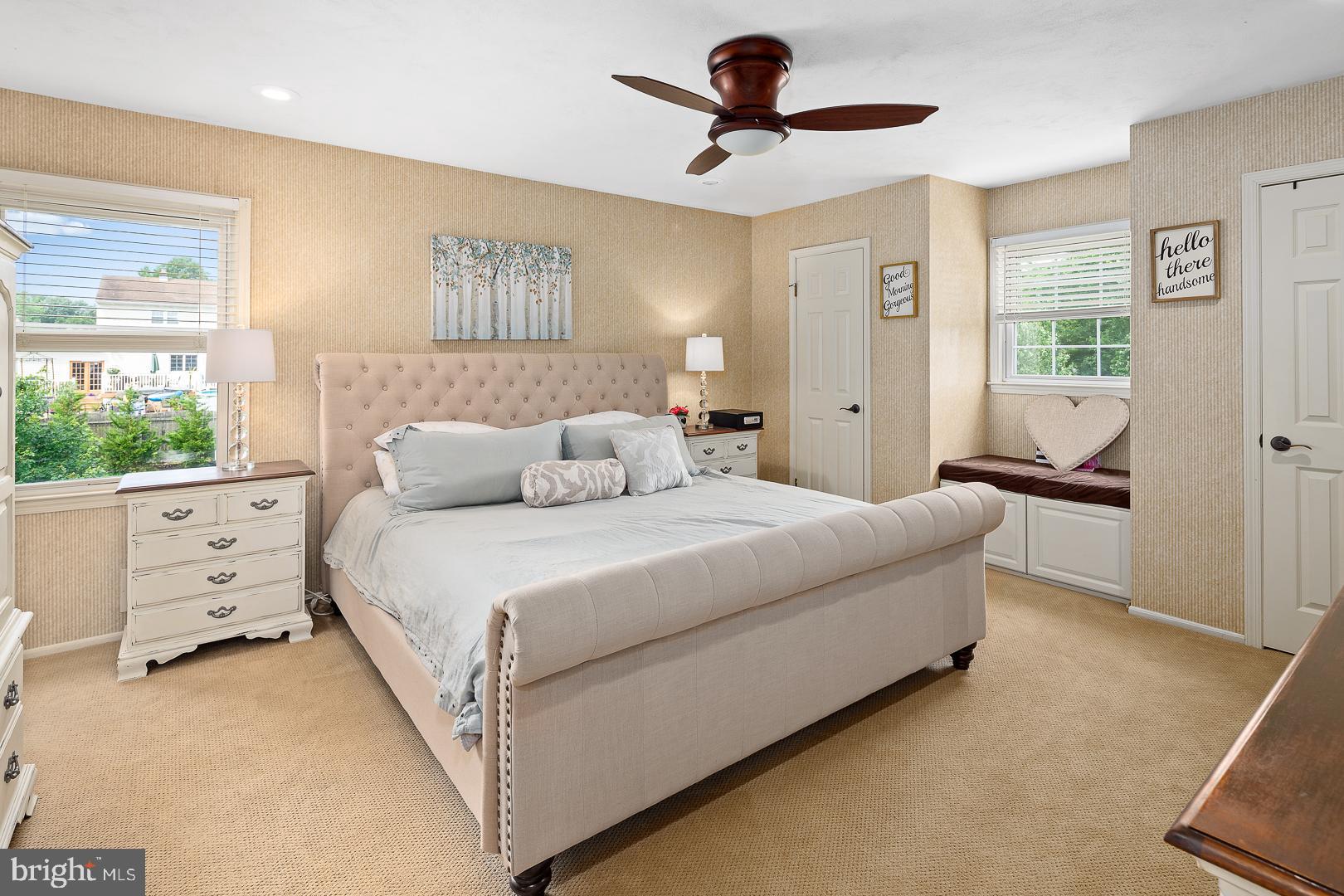 8 Valley Road Hamilton, NJ 08690 - Photo 14 of 31 a bedroom with a large bed and a window