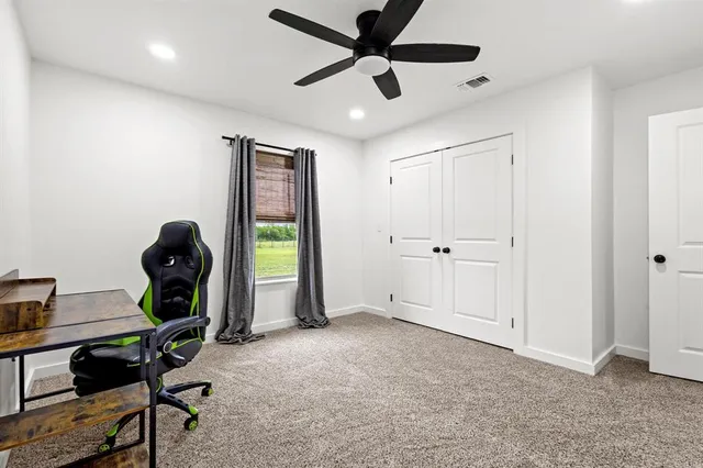 a workspace with a window