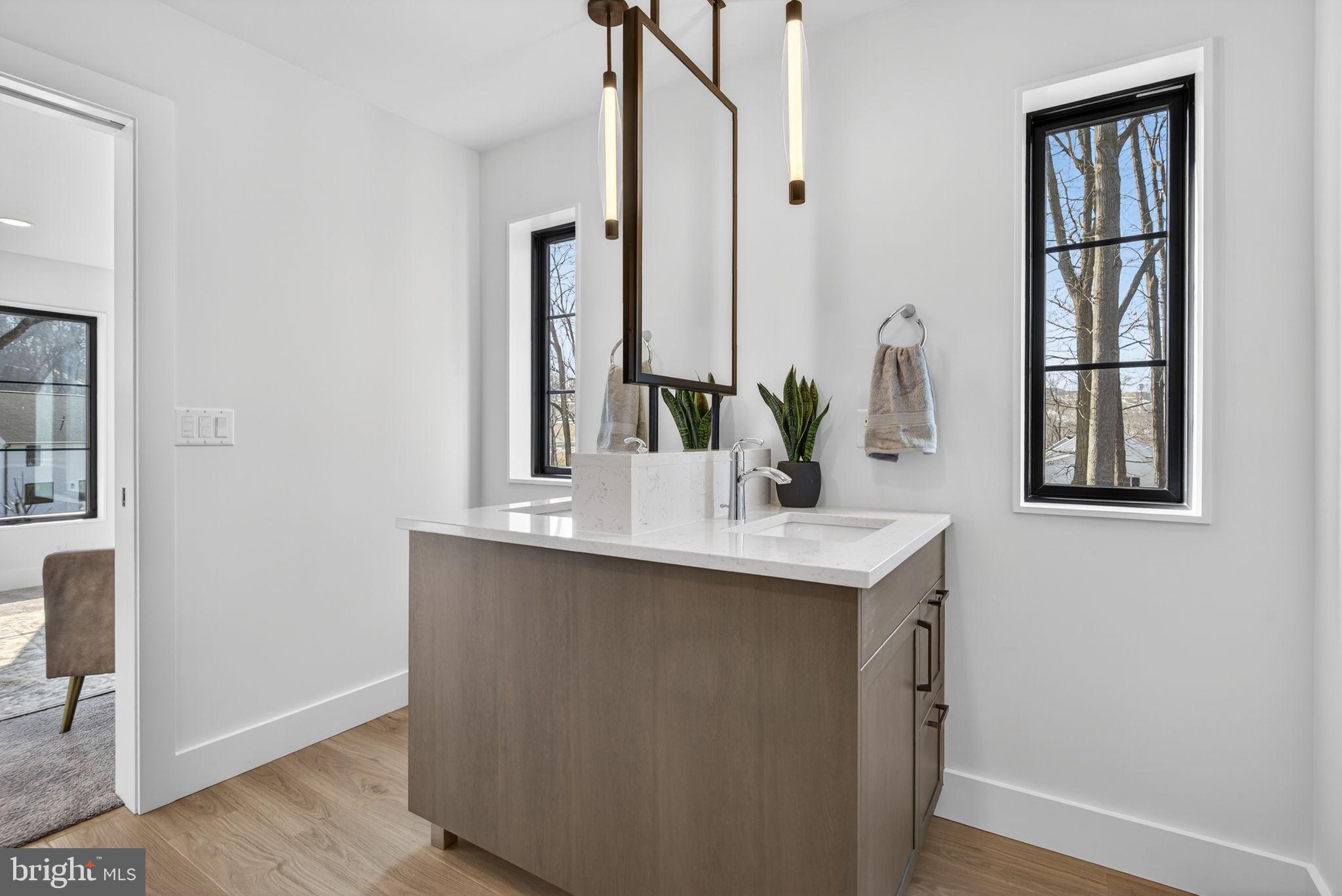 Anvil Model Lot #4 Anvil Model, Unit 4 Womelsdorf, PA 19567 - Photo 52 of 68 Sleek modern bathroom with natural light.