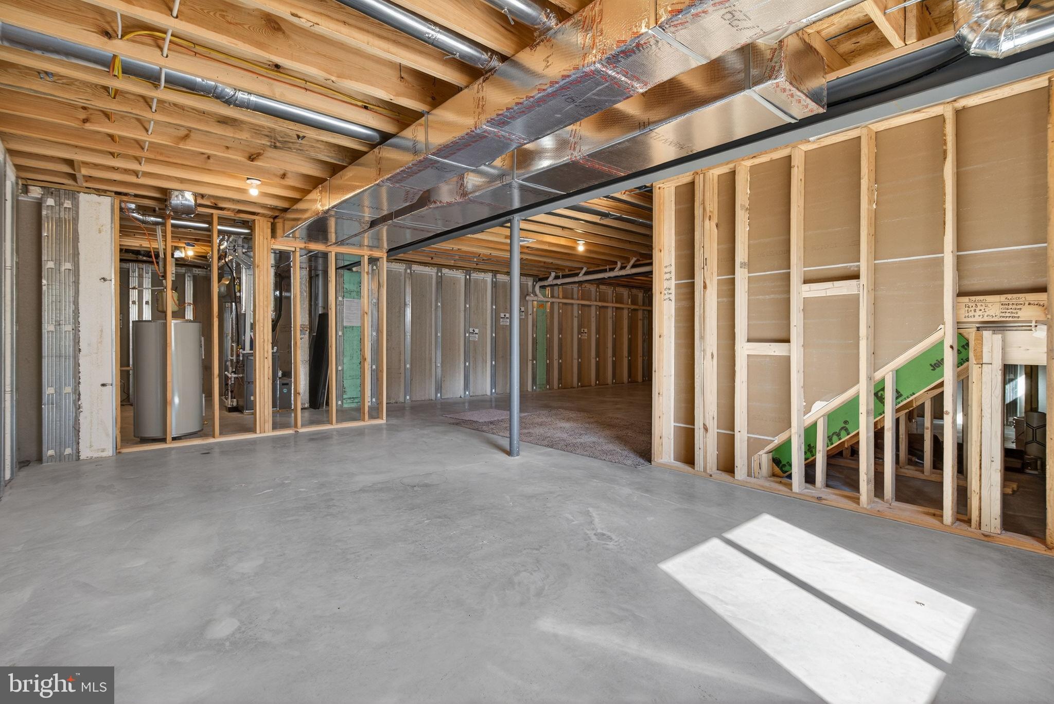 Anvil Model Lot #4 Anvil Model, Unit 4 Womelsdorf, PA 19567 - Photo 66 of 68 Spacious unfinished basement ready for ideas.