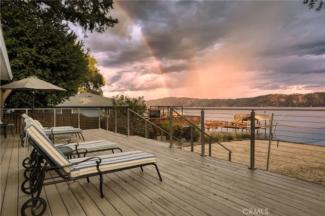 a view of a chairs and table on the terrace
