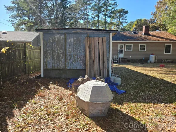 a view of a street with trees