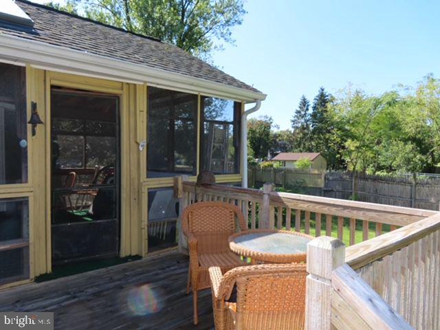 9 Frazier Street Burlington, NJ 08016 - Photo 27 of 33 a view of a chair and tables in the balcony