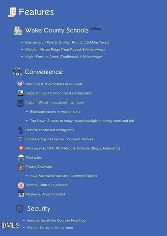 $2,300 | 1017 Benay Road, Morrisville, NC 27560