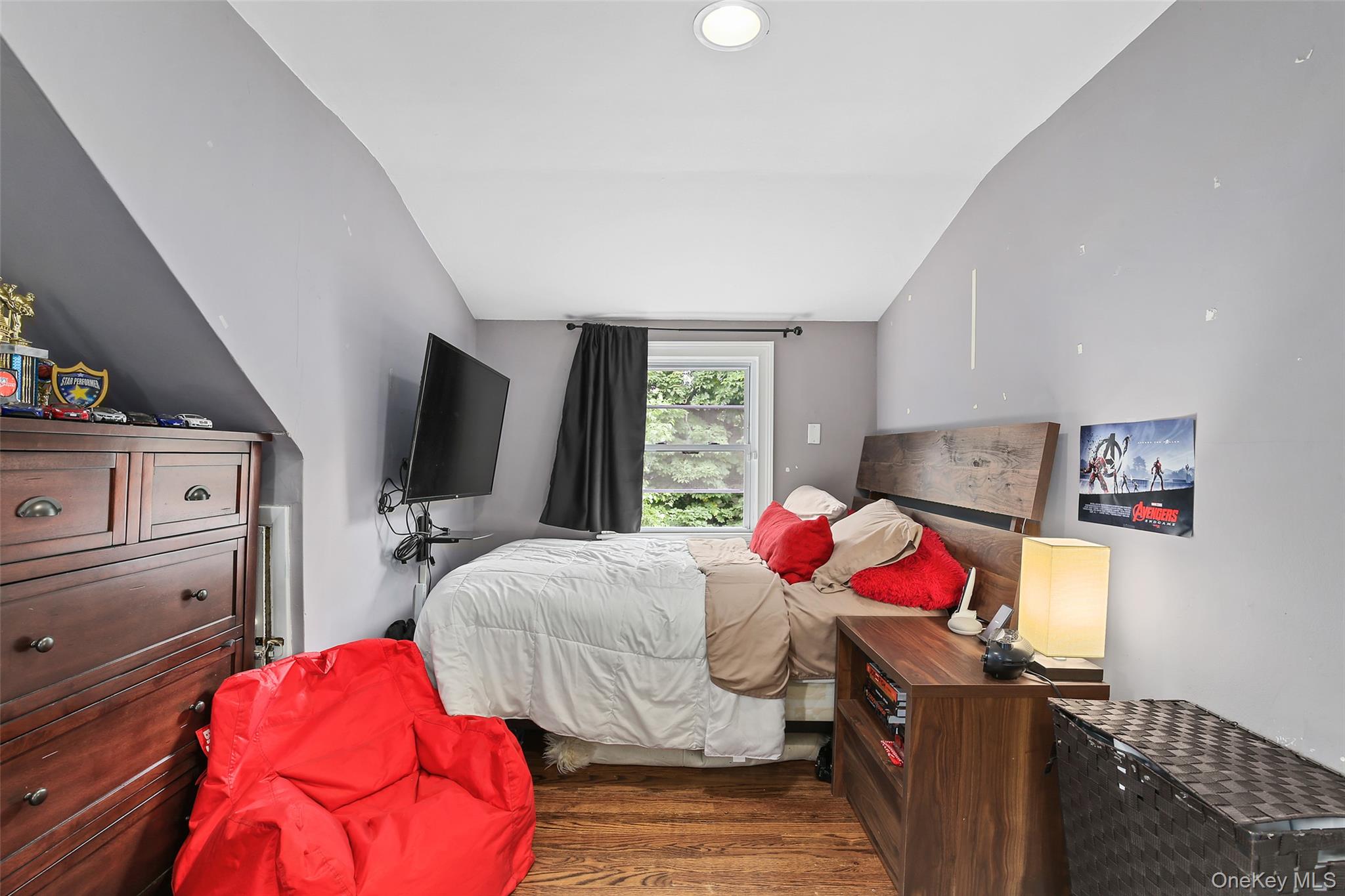 8 Goldwin Street Rye, NY 10580 - Photo 16 of 25 a bedroom with a bed and wooden floor
