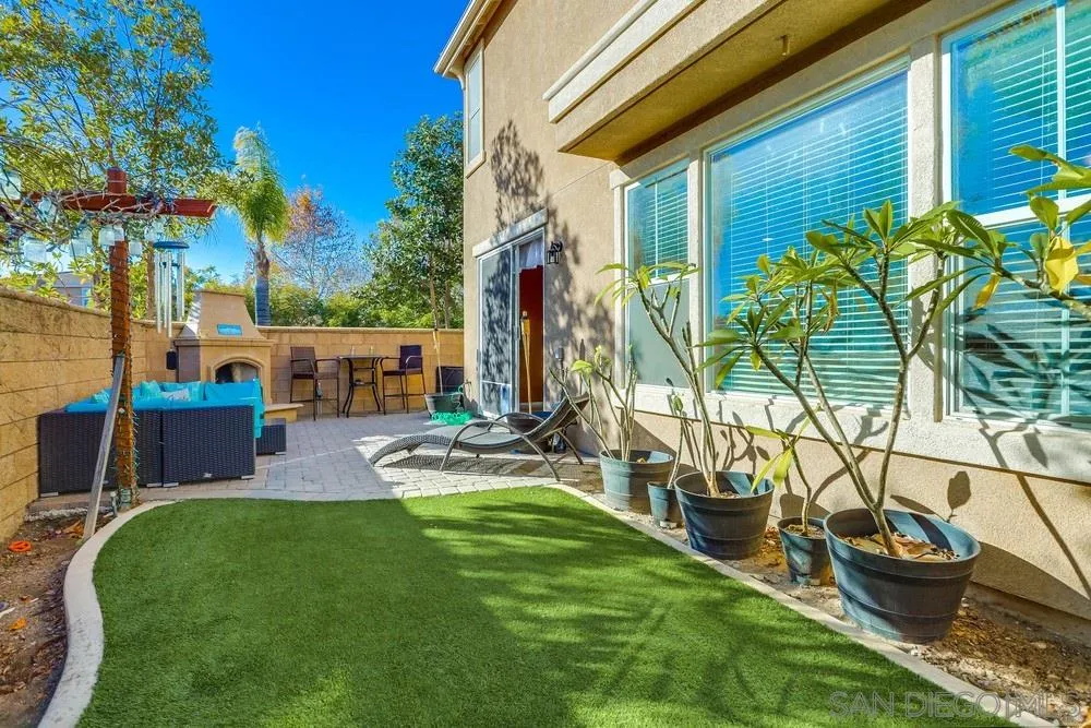 10005 Day Creek Trail Santee, CA 92071 - Photo 36 of 45 a view of a backyard with plants and a patio