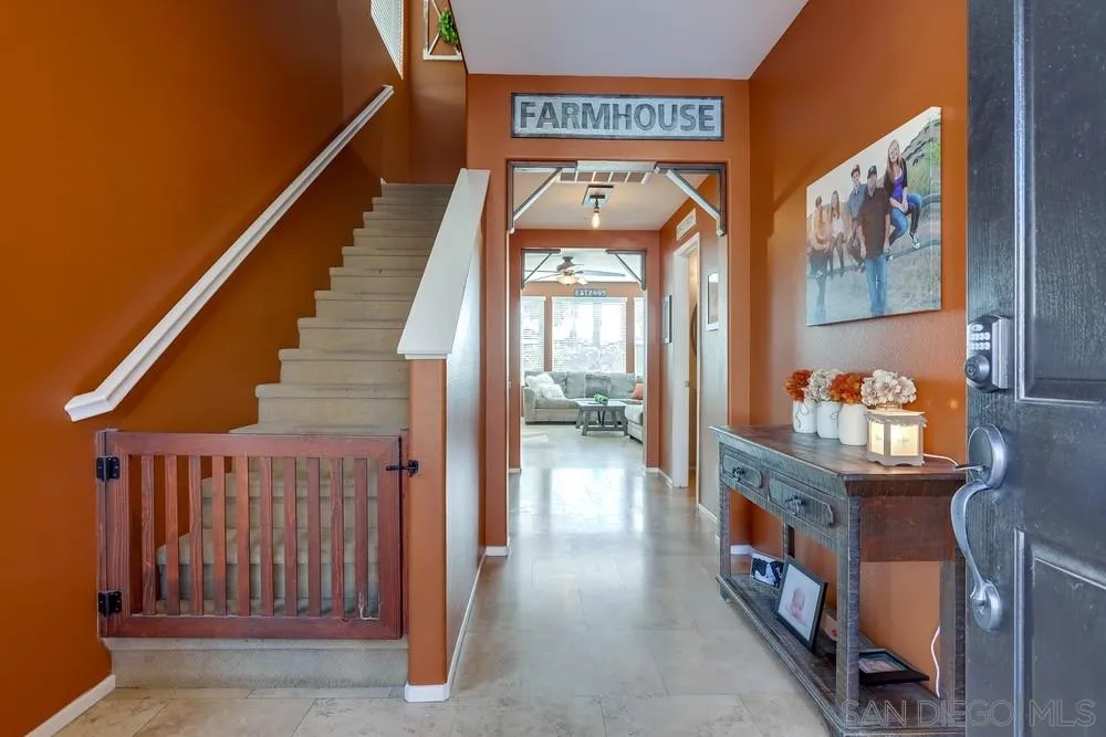 10005 Day Creek Trail Santee, CA 92071 - Photo 6 of 45 a view of hallway with livingroom and stairs