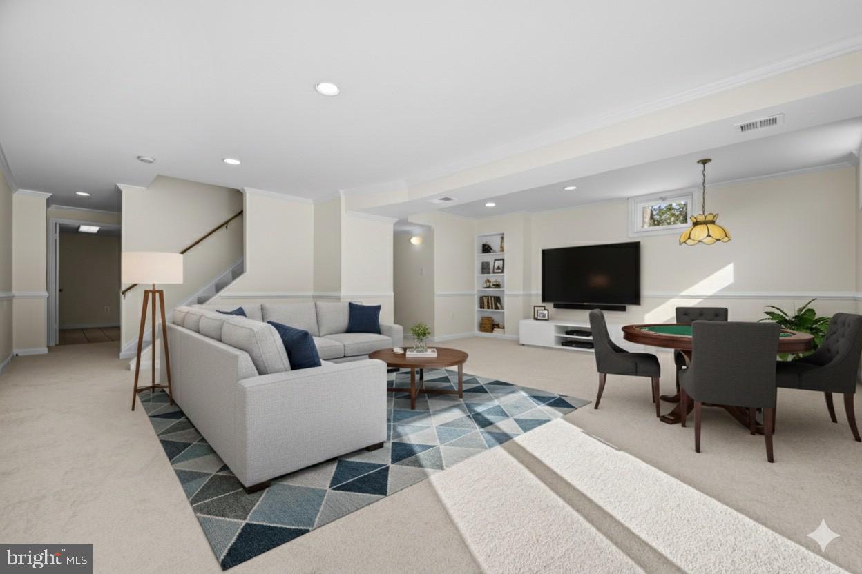 8309 Magic Leaf Road Springfield, VA 22153 - Photo 45 of 64 Virtually Staged Rec Room