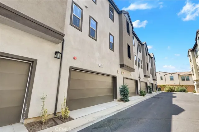 a view of a street from a building