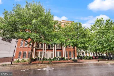 a front view of a building