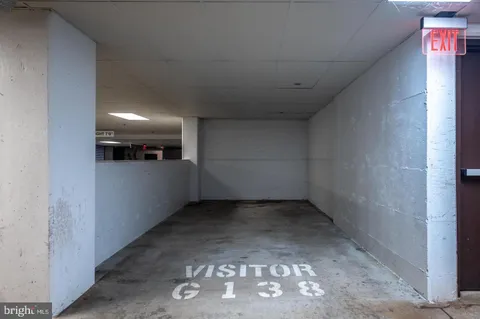 a view of a parking space