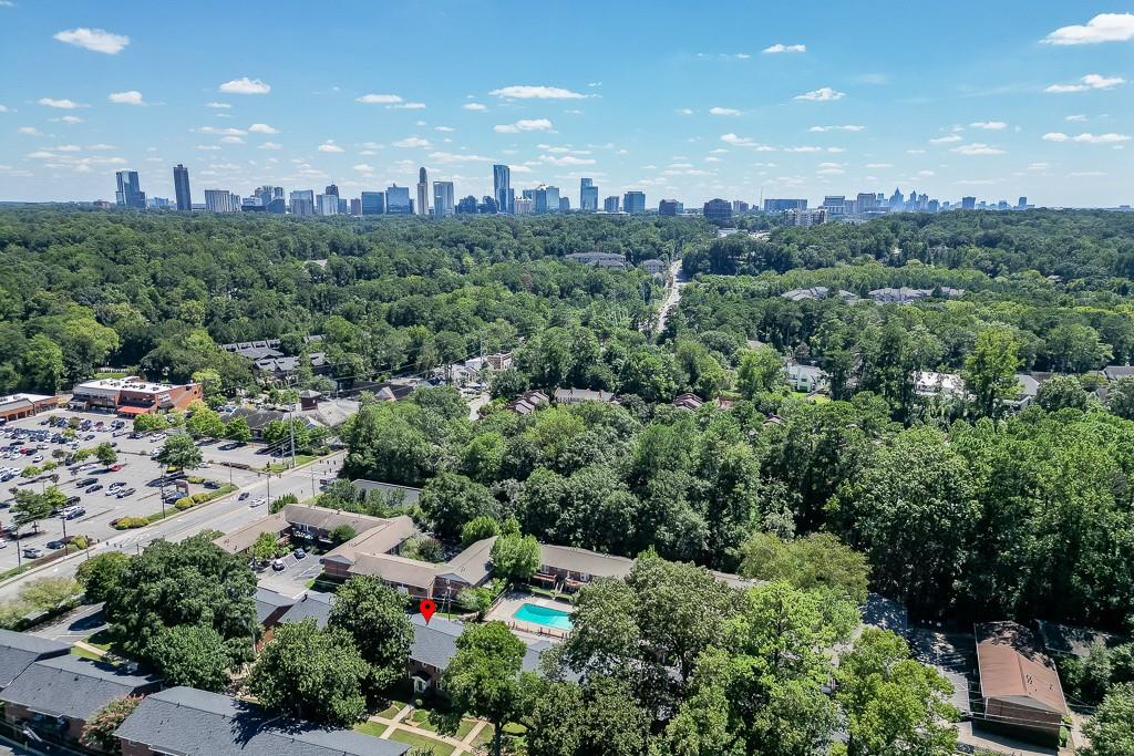 4282 Roswell Road Northeast, Unit D2 Atlanta, GA 30342 - Photo 33 of 42 an aerial view of a city