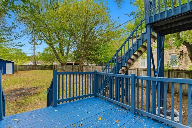 a view of deck with wooden floor and outdoor space