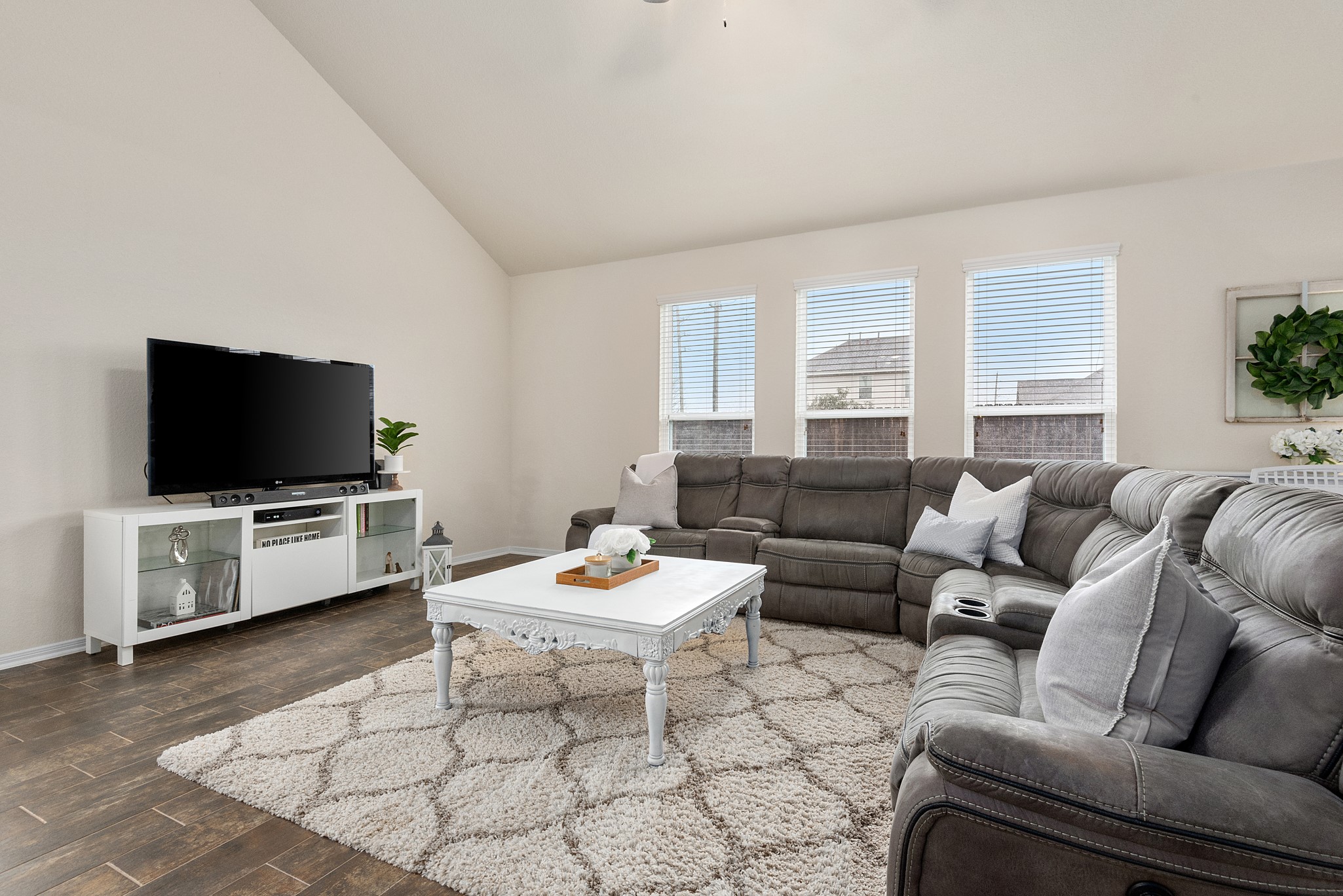2509 Quartz Trail Spring, TX 77386 - Photo 13 of 33 Downstairs Livingroom view. Home backs up to greenbelt, no immediate back neighbors!