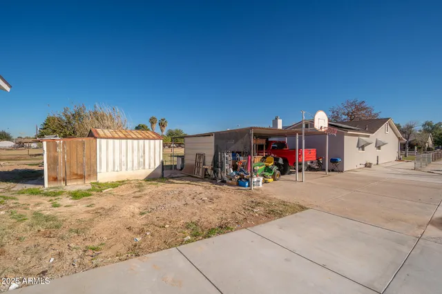 a view of a house with a outdoor space